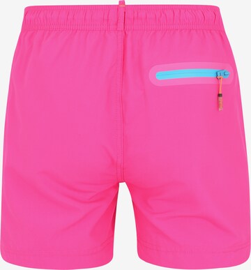 Shorts de bain Superdry en rose : derrière