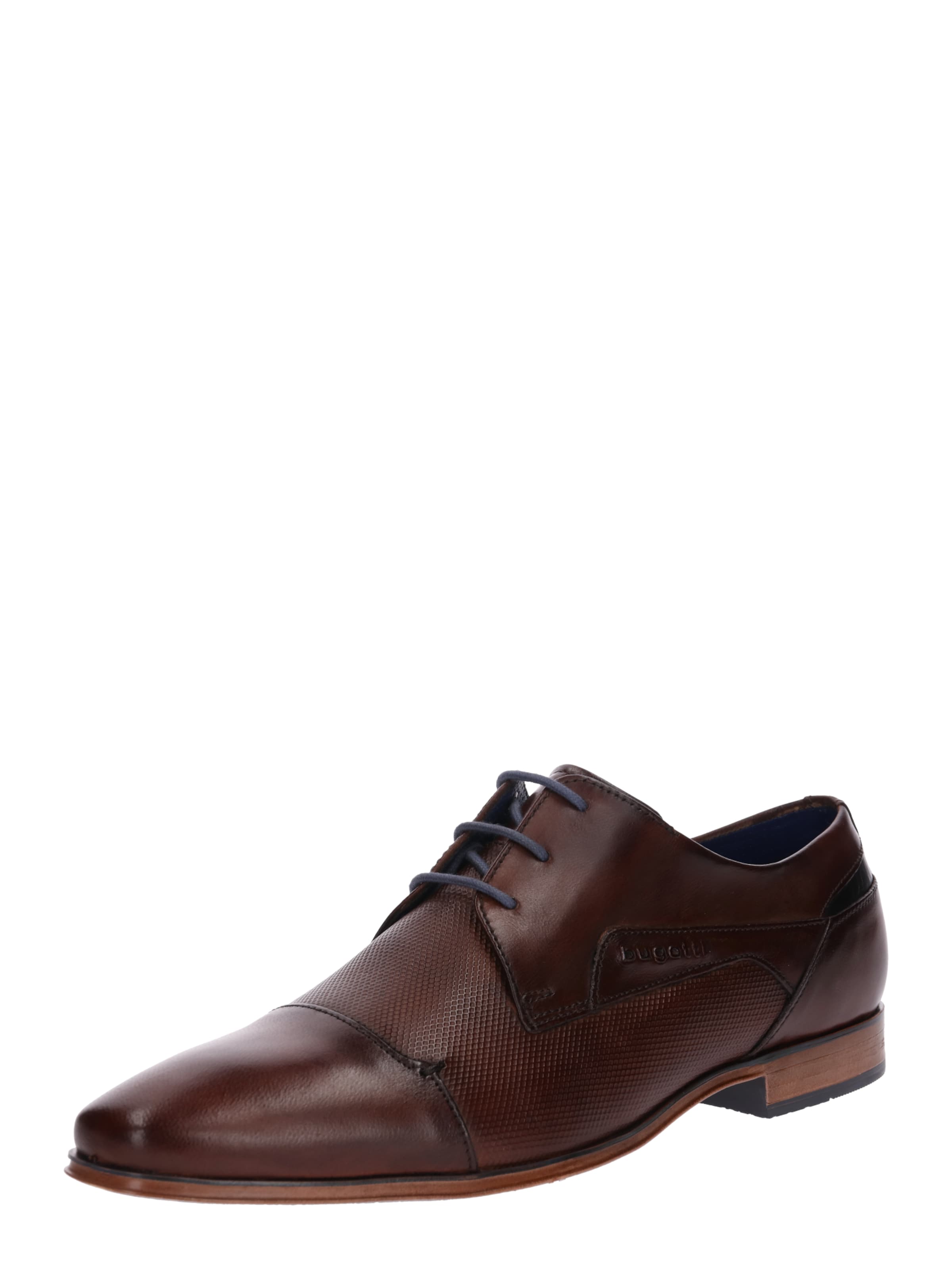 bugatti Buty sznurowane &#x27;Morino&#x27; w kolorze brązowy: przód