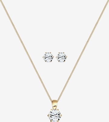 ELLI - Conjunto de joyería 'Kristall' en oro: frente