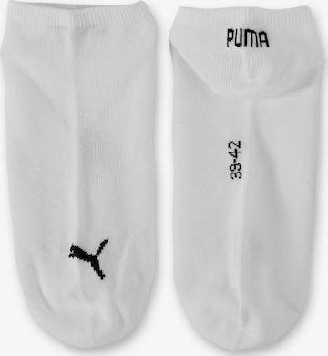 PUMA - Calcetines invisibles en blanco