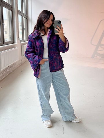 Colourful Print Jacket Look