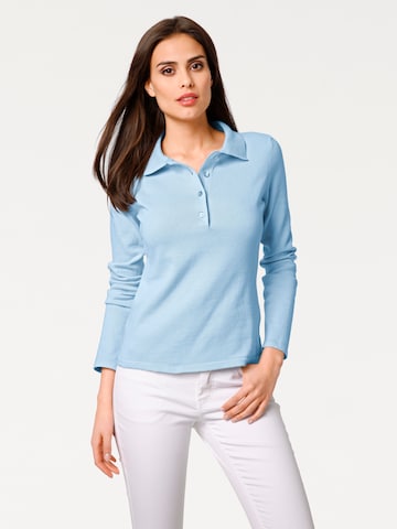 heine Polo-Pullover in Blau: predná strana