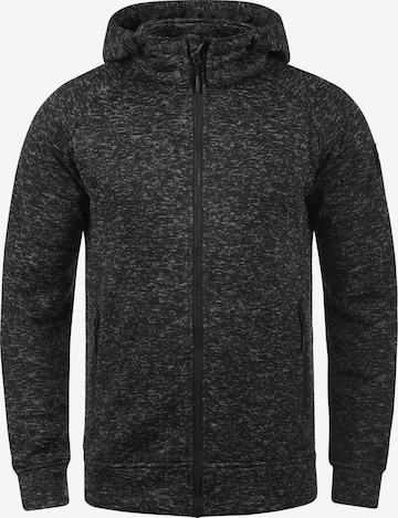 INDICODE JEANS Zip-Up Hoodie 'Chillingworth' in Grey: front