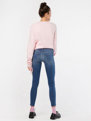 DIESEL Skinny Jeans 'Slandy 084NM' in Blau: Rückseite