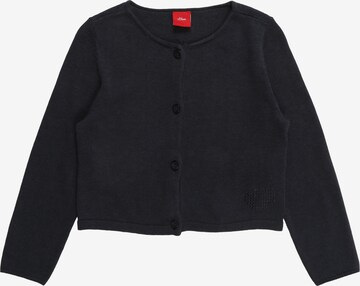 Cardigan s.Oliver Junior en bleu : devant