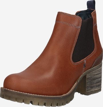 BULLBOXER Chelsea boots in Bruin: voorkant