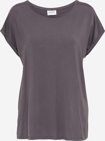 VERO MODA Shirt 'VMAVA' in Grey: front