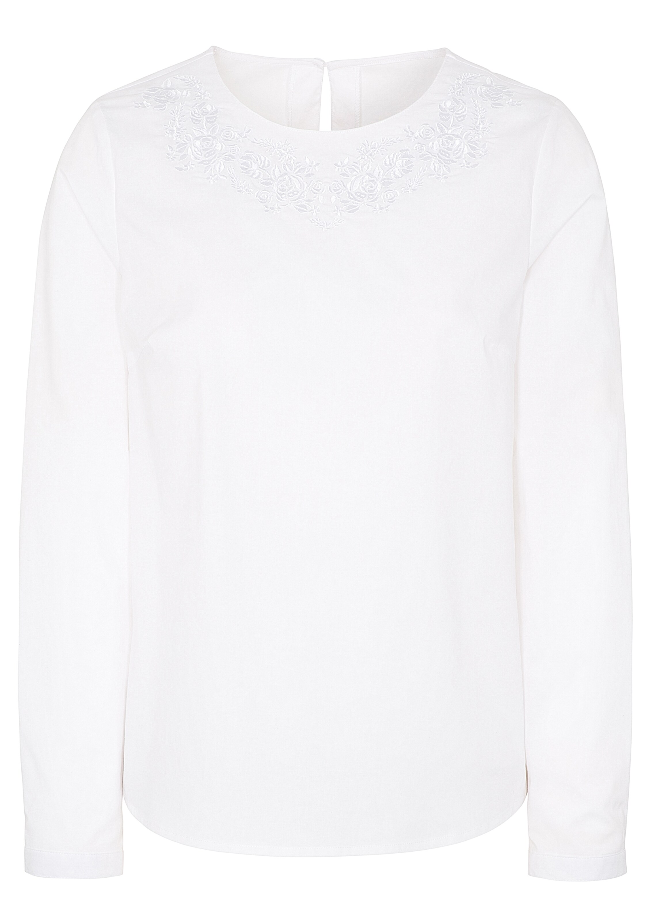 SPIETH & WENSKY - Trachtenbluse 'Melodie' in weiß