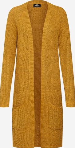 Cardigan 'Bernice' ONLY en jaune : devant