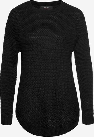 Aniston CASUAL Pullover in Schwarz: predná strana