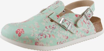 BIRKENSTOCK Clogs in Groen: voorkant