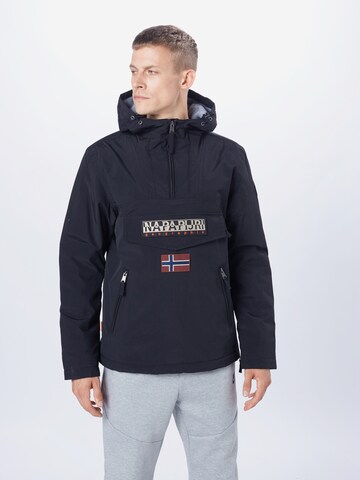 NAPAPIJRI Between-season jacket 'Rainforest' in Black: front