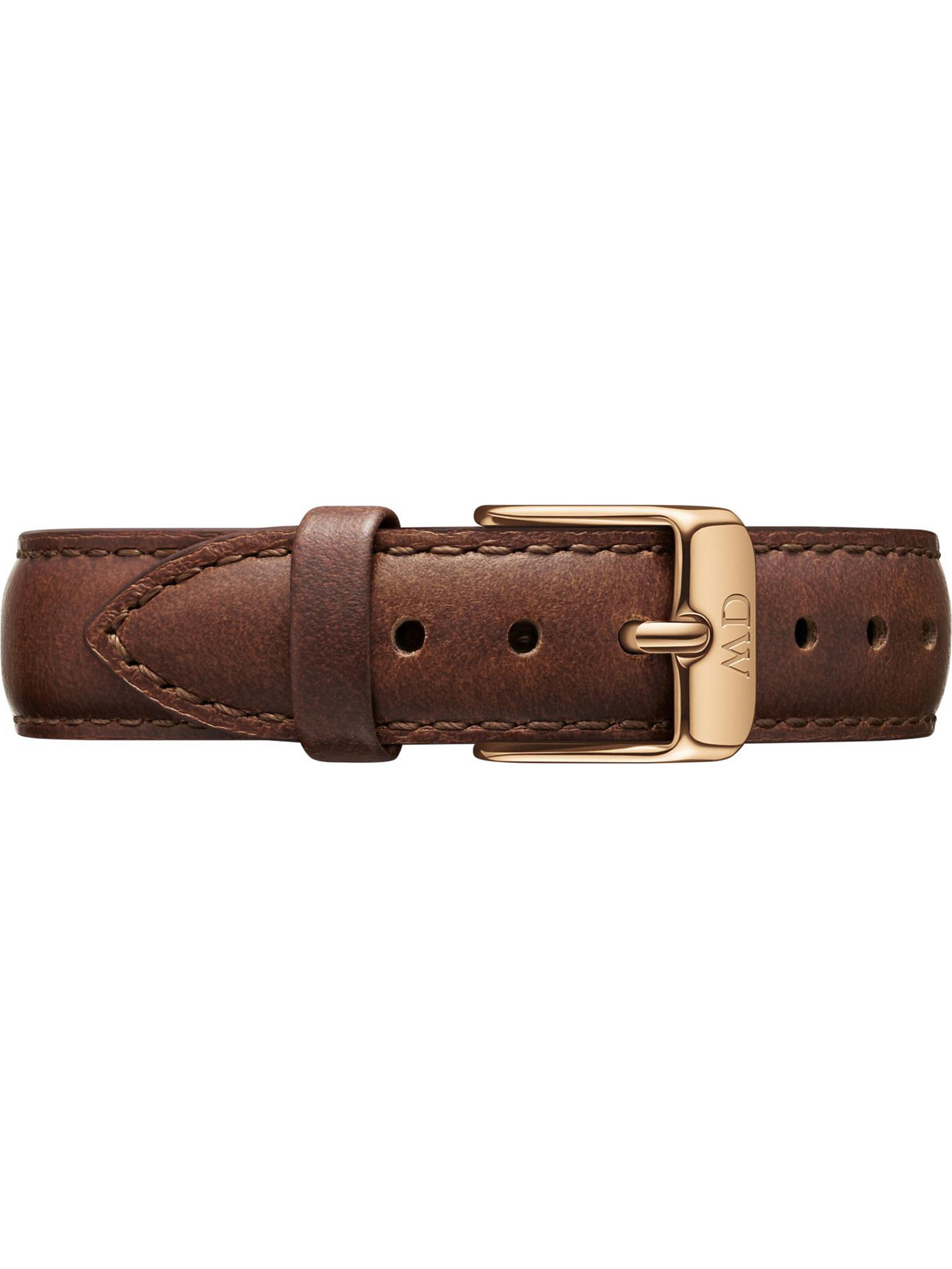 Daniel Wellington Uhrenarmband in Braun: Vorderseite