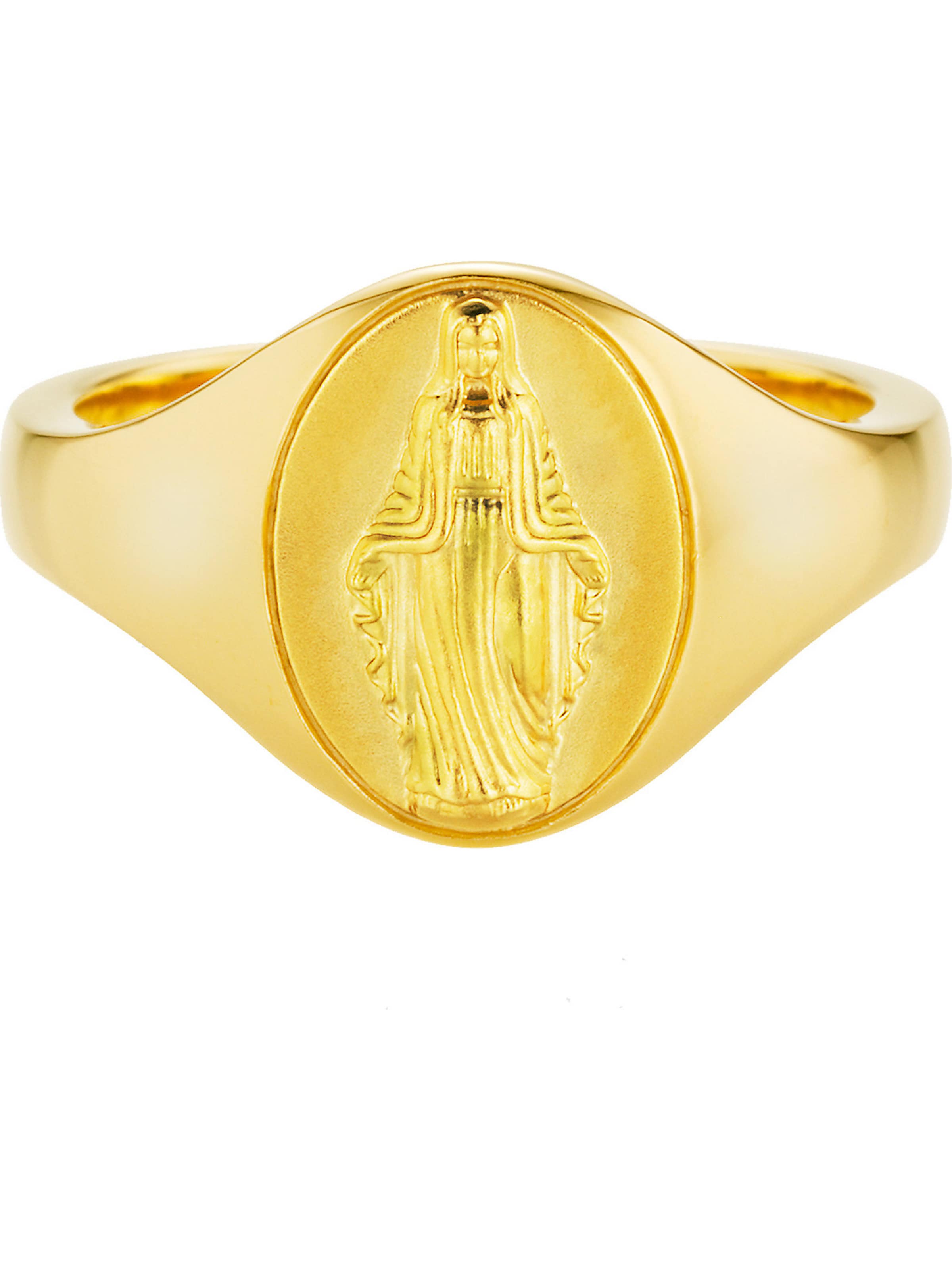 caï Ring in Gold: Vorderseite