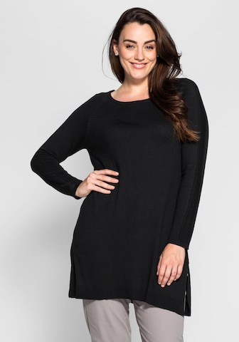 SHEEGO Sweater in Black: front