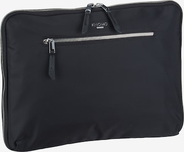 KNOMO Laptop Bag in Black: front