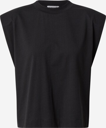 EDITED Shirt 'Elise' in Zwart: voorkant