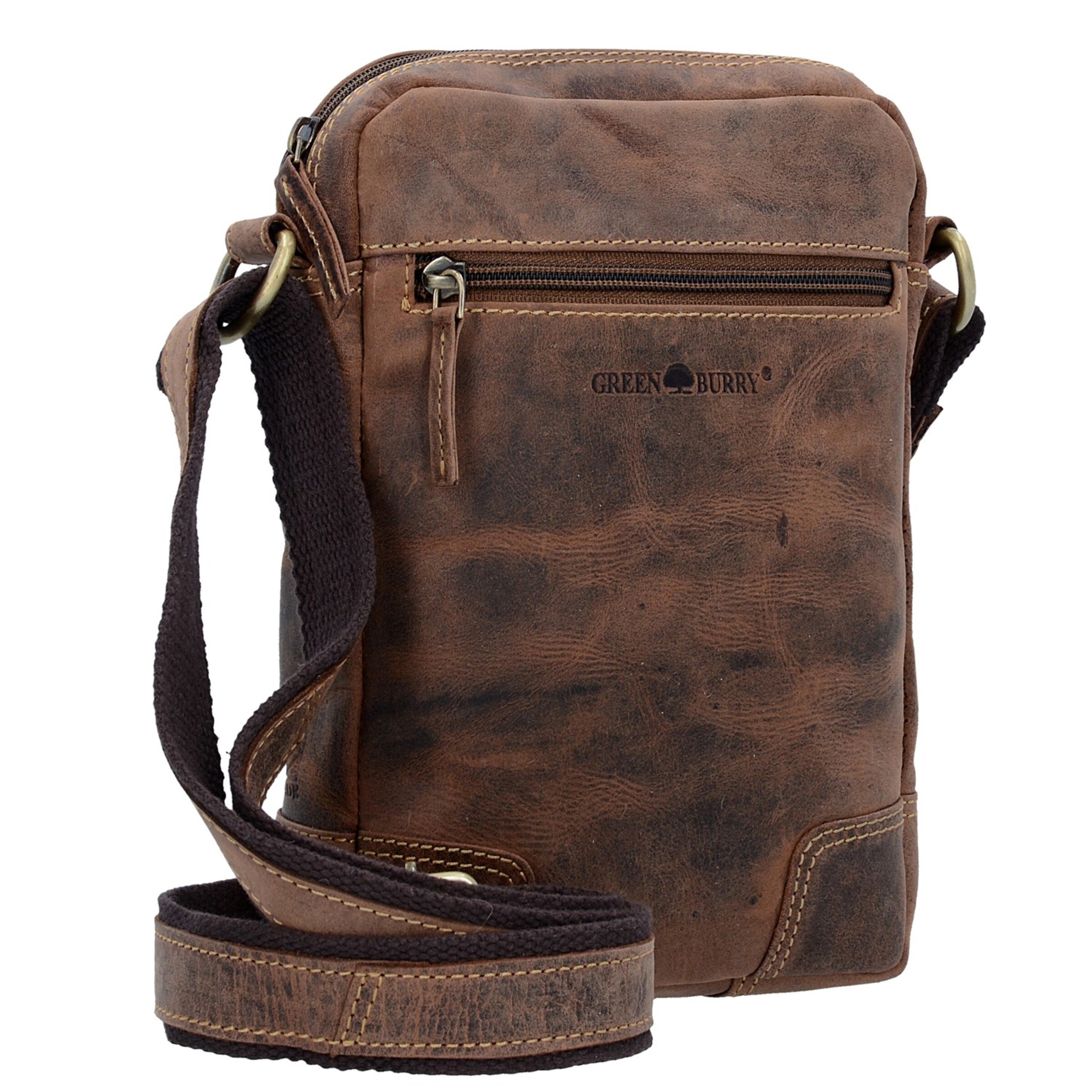 GREENBURRY Schoudertas 'Vintage 1832M' in Bruin