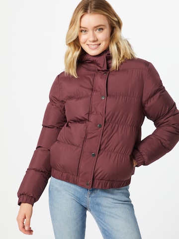 Urban Classics Winter jacket in Red: front