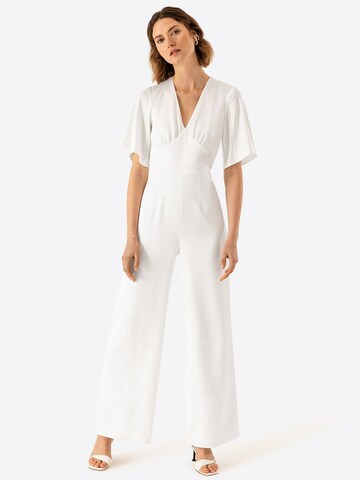 IVY OAK Jumpsuit in Wit: voorkant