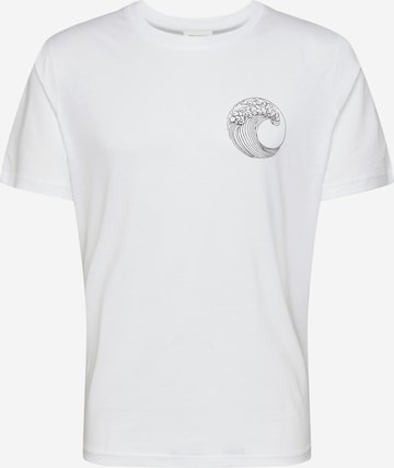 Coupe regular T-Shirt 'Save Our Ocean' ARMEDANGELS en blanc : devant