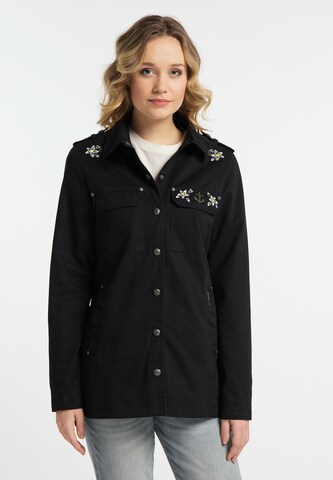 DREIMASTER - Chaqueta de entretiempo en negro: frente