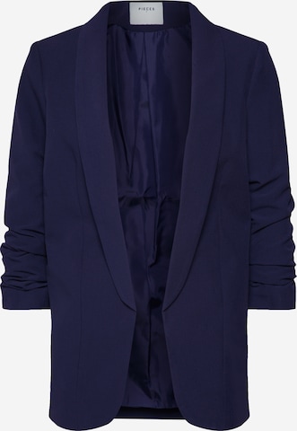 PIECES Blazer 'PCBOSELLA' in Blue: front