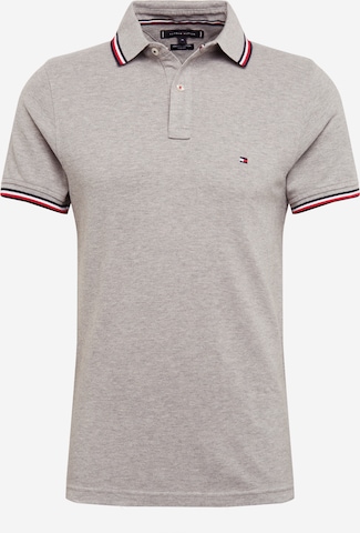 TOMMY HILFIGER Poloshirt in Grau: front