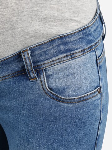 MAMALICIOUS Slimfit Jeans 'Ono' in Blau