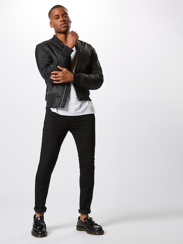 LEVI'S ® - Skinny Vaquero '519 Ext Skinny Hi Ball' en negro