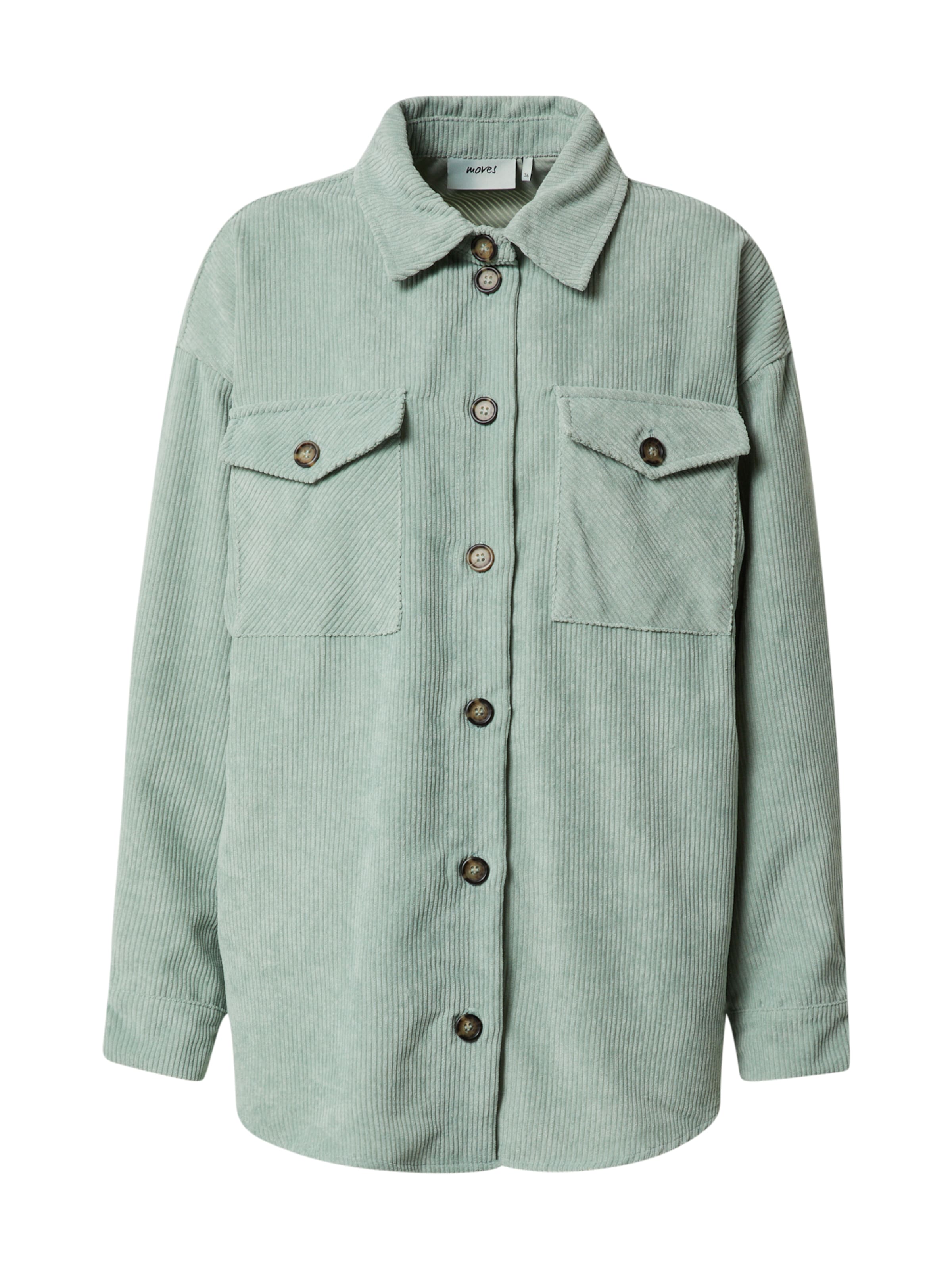 Moves Φθινοπωρινό και ανοιξιάτικο μπουφάν 'SAUISA' σε πράσινο: μπροστά