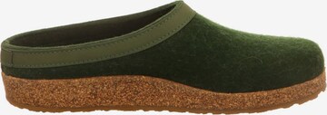 HAFLINGER Slippers in Green