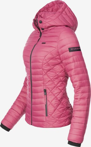 MARIKOO Between-Season Jacket 'Samtpfote' in Pink