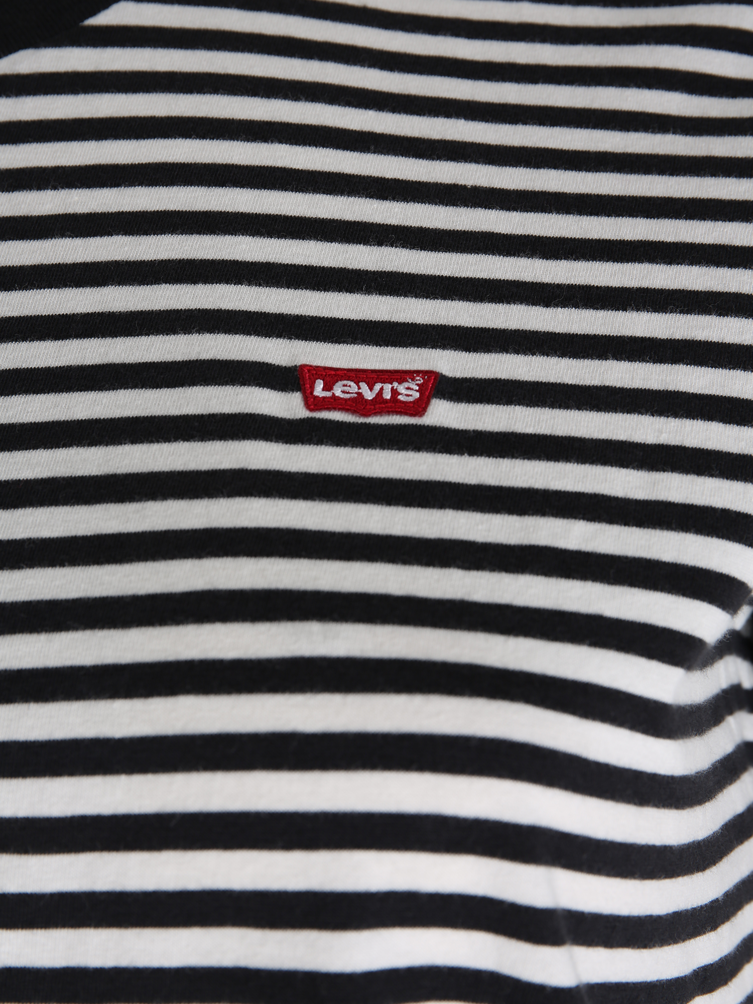 Levis® Plus Shirt PL Perfect Crew in Weiß, Schwarz 