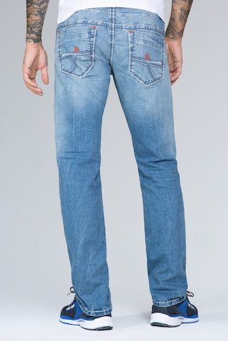 CAMP DAVID Regular Jeans in Blau