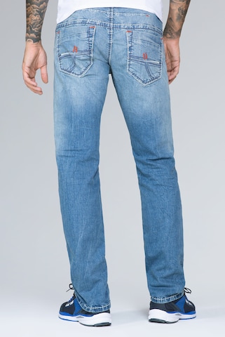 CAMP DAVID Regular Jeans i blå