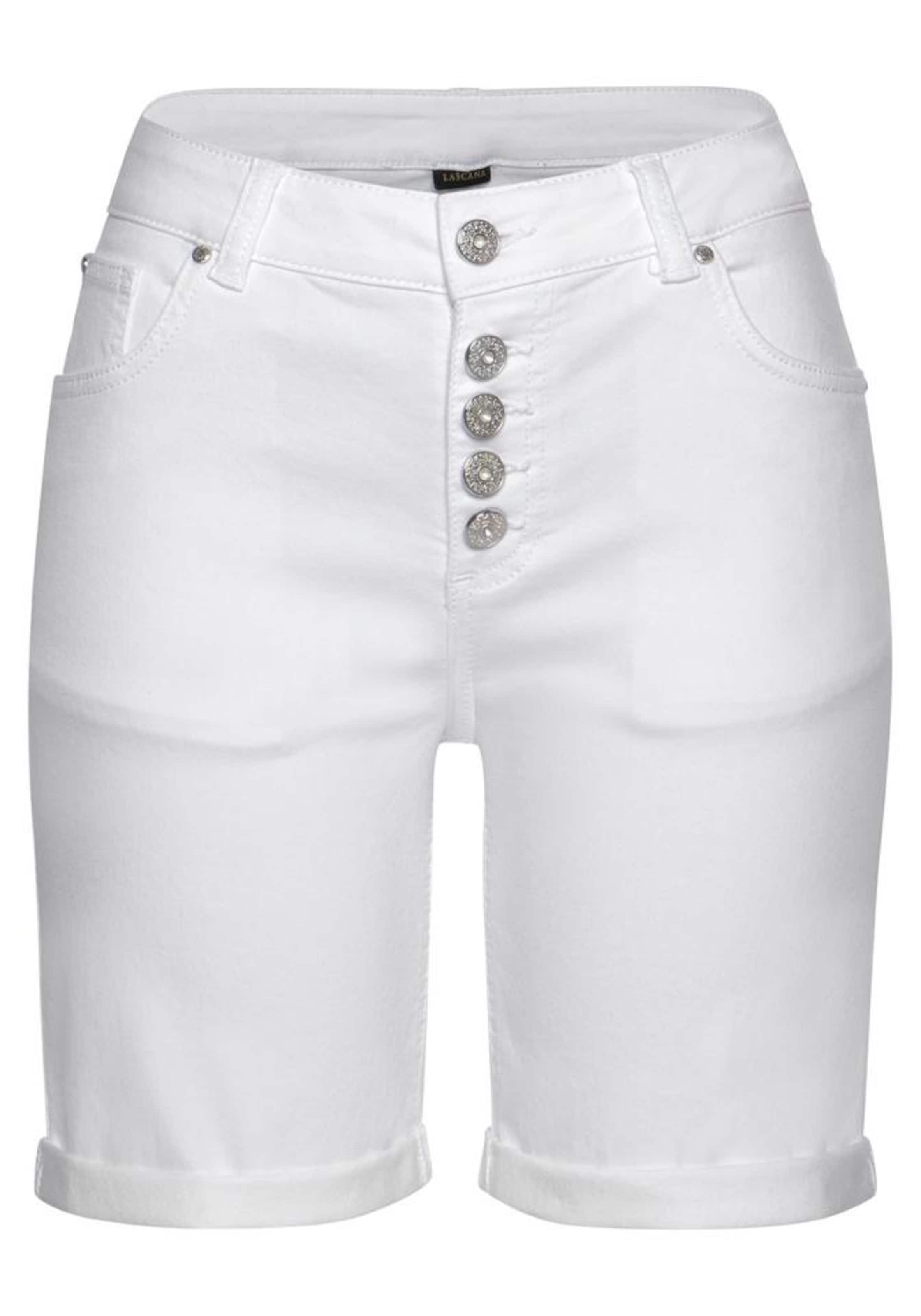 LASCANA Skinny Τζιν σε λευκό: μπροστά