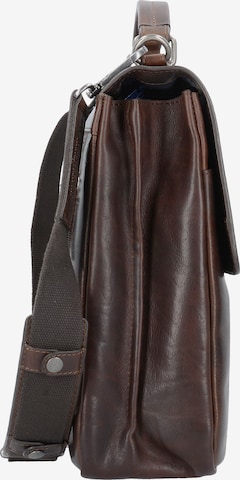 LEONHARD HEYDEN Document Bag 'Roma' in Brown