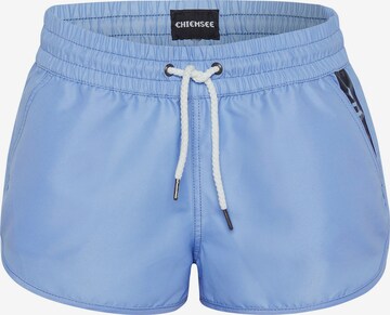 CHIEMSEE Zwemshorts in Blauw: voorkant