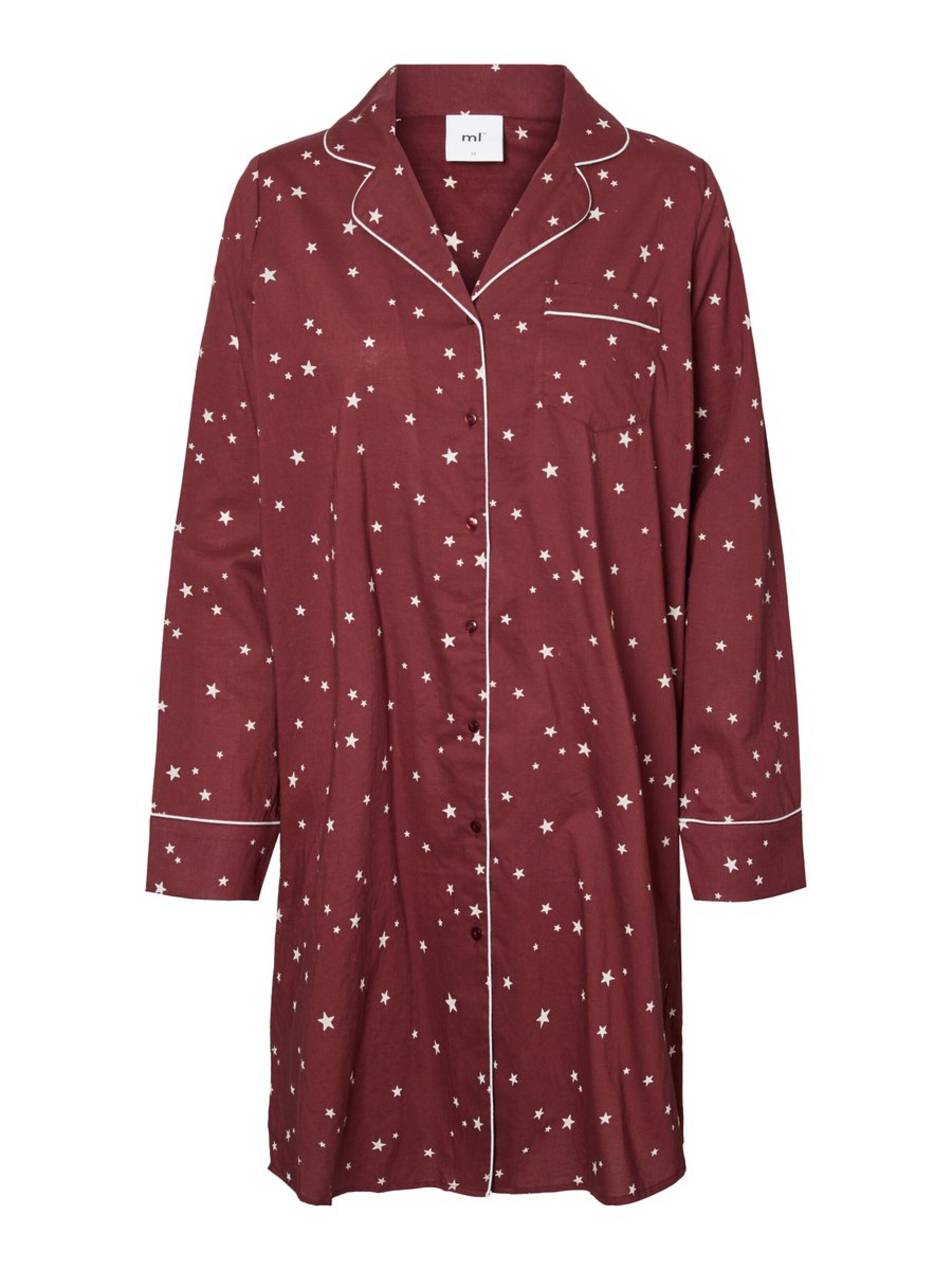 MAMALICIOUS - Stillnachthemd 'Sternen' in rot