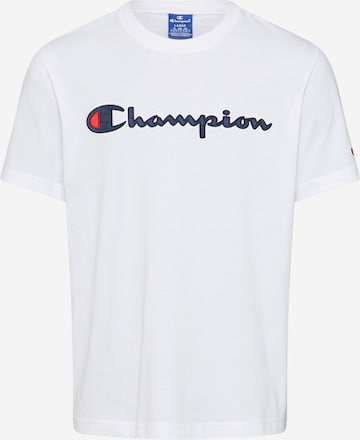 Coupe regular T-Shirt Champion Authentic Athletic Apparel en blanc : devant