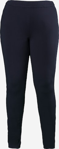 Ulla Popken Leggings - kék: elől