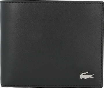 LACOSTE Wallet 'FG 11.5 cm' in Black: front
