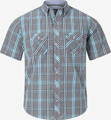 Jan Vanderstorm Comfort fit Button Up Shirt ' Gerburg ' in Grey: front