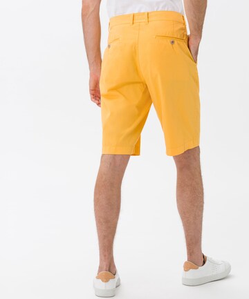 BRAX Regular Chino Pants 'Bari' in Yellow