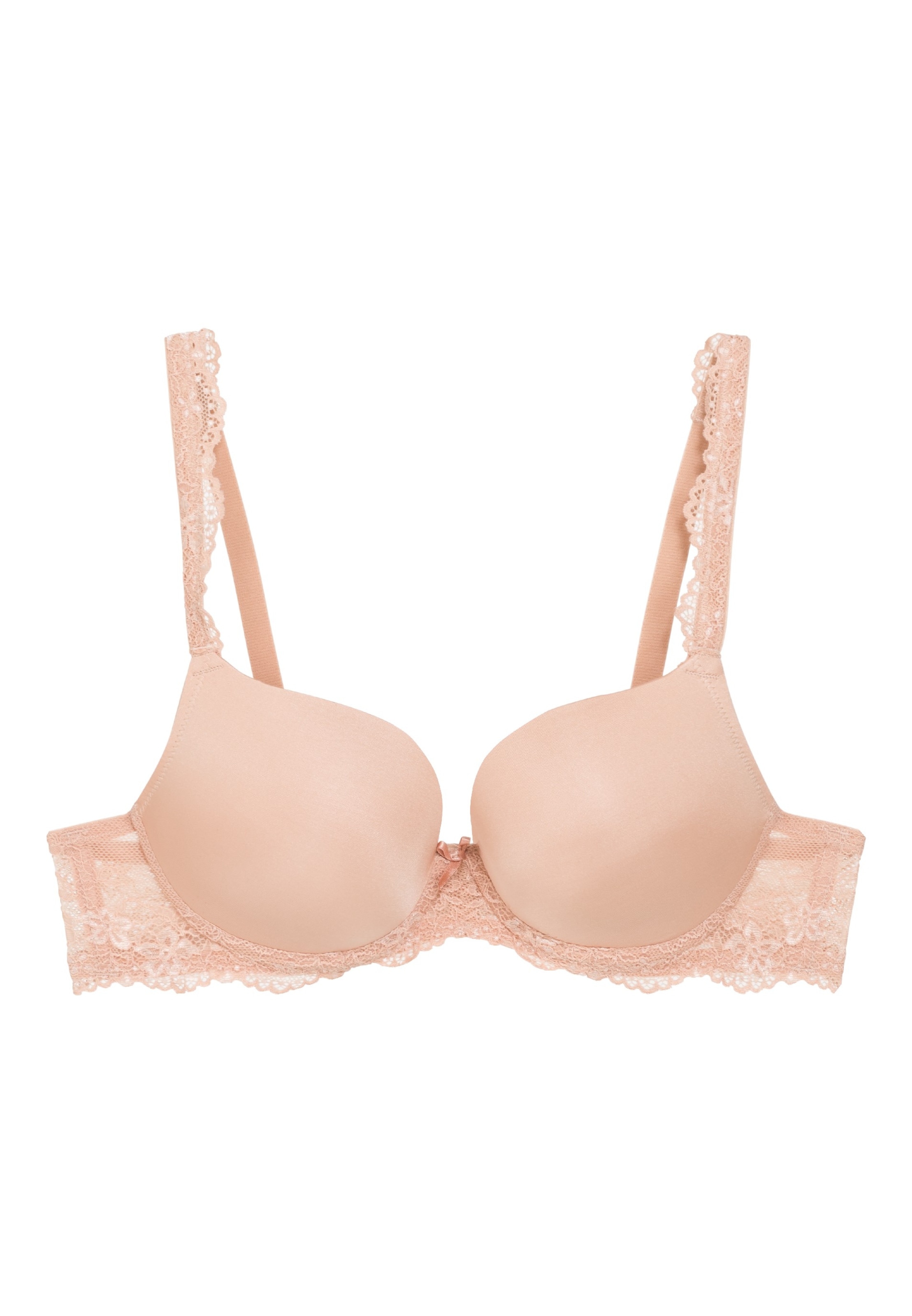 LingaDore Push-up Podprsenka 'DAILY LACE' – béžová: přední strana