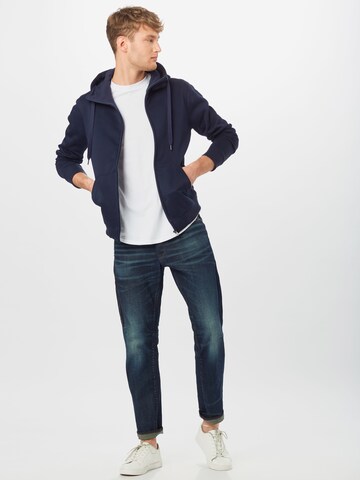 G-STAR Sweatjakke 'Premium Core' i blå