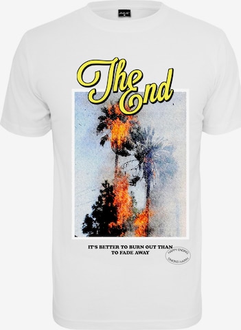 Mister Tee Regular Fit T-Shirt 'The End' in Weiß: predná strana