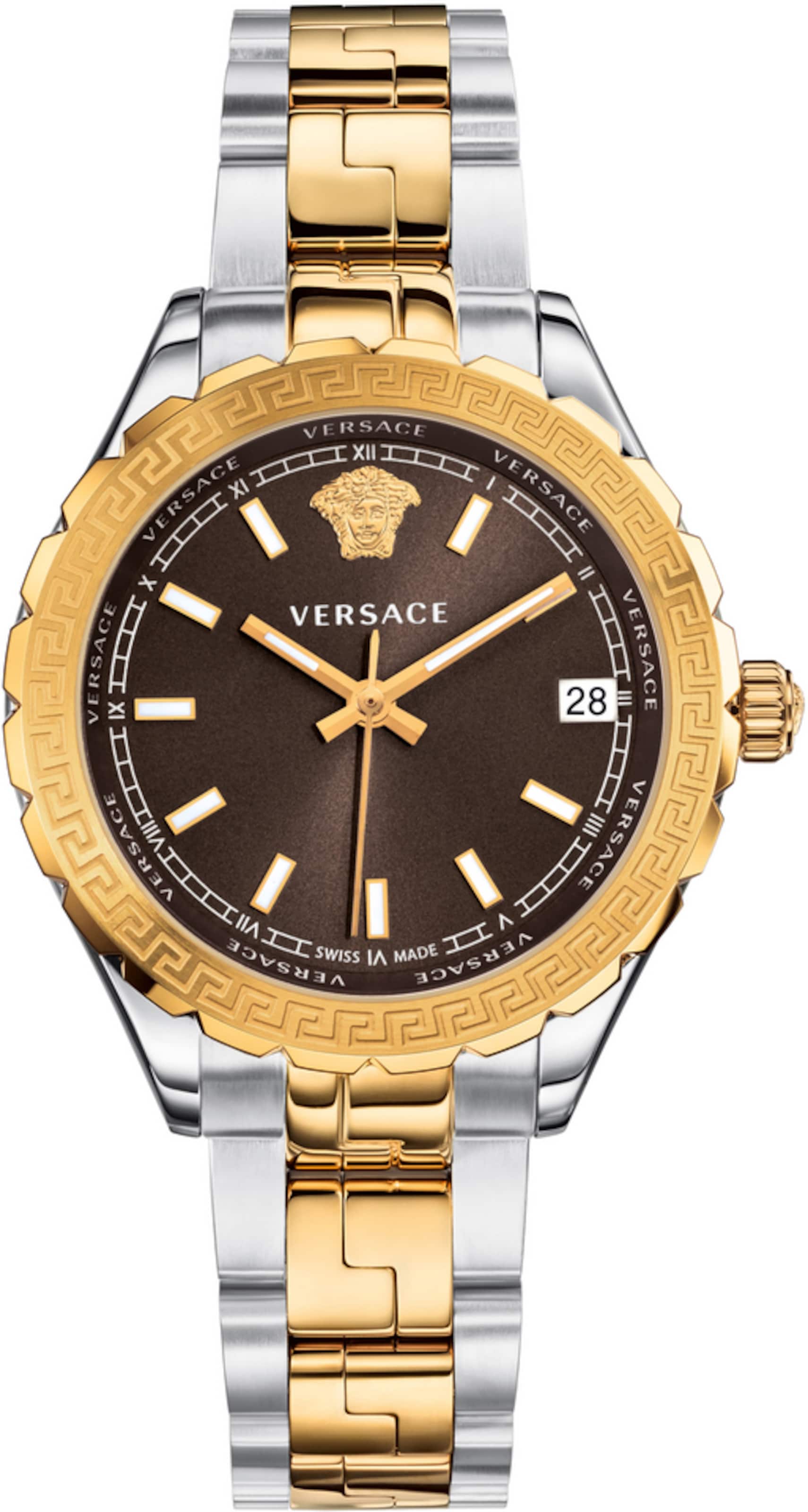 VERSACE Analog Watch in Silver: front