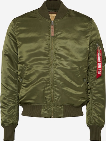 ALPHA INDUSTRIES Overgangsjakke 'MA-1 VF 59' i grøn: forside